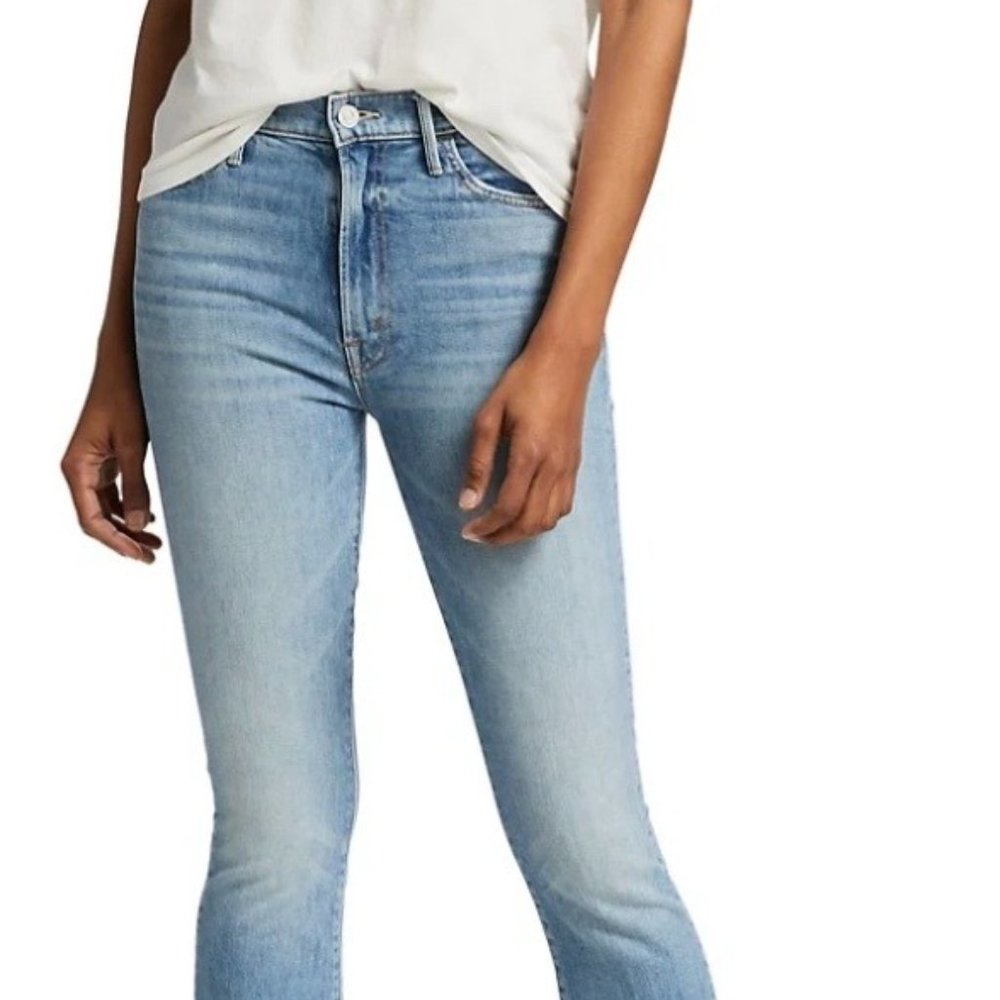 Mother The Hustler Undone Hem Ankle Jeans